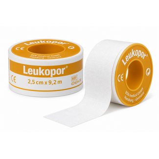 BSN Leukopor Hechtpleister 2,5 cm x 9,2 m - Doos 12 rol