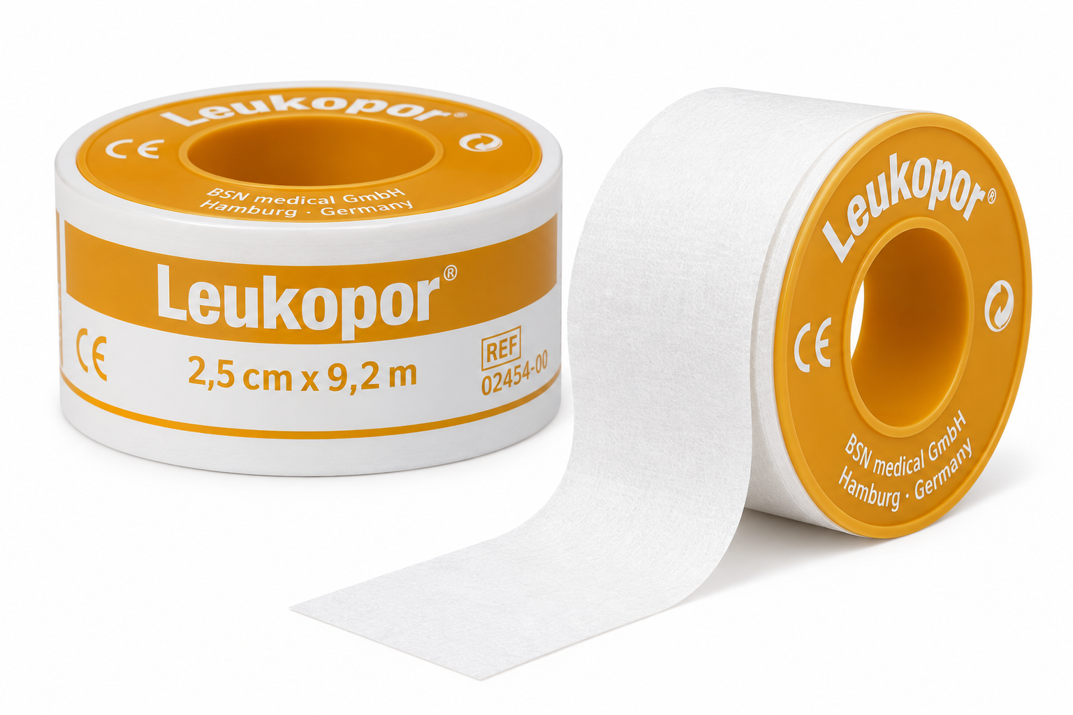 BSN Leukopor Hechtpleister 2,5 cm x 9,2 meter – Hypoallergene Fixatiepleister - Doos 12 rol