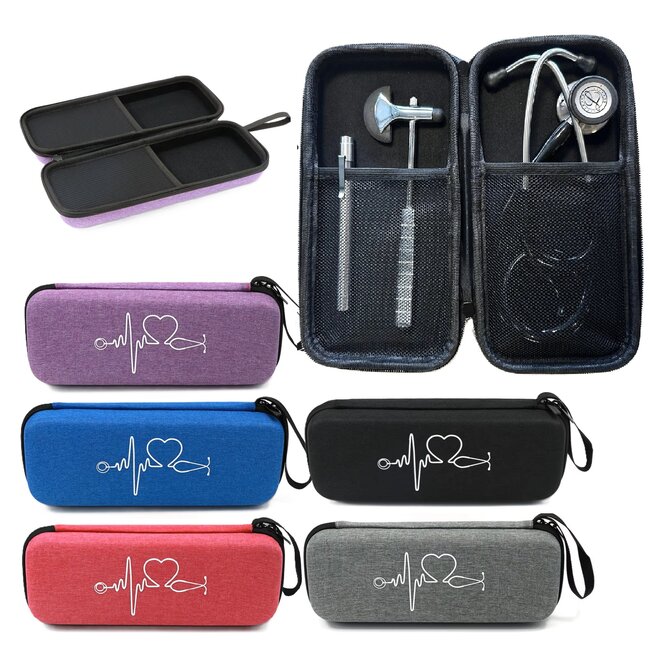 Littmann® Classic III™ Stethoscoop 5623C – Caribisch Blauwe Satijn Slang – Geborsteld RVS Borststuk