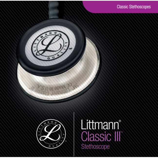 Littmann® Classic III Stethoscoop - Bordeaux Rood - 5627