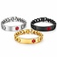 Medisieraad - Schakelarmband - RVS met gravering - Medische informatie