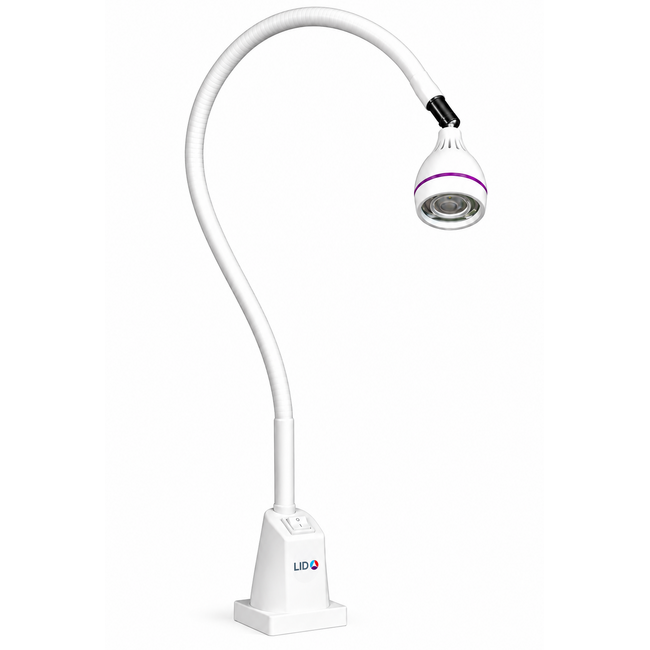 LID Carla LED Onderzoekslamp Wit – Flexibele Arm 100 cm