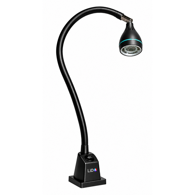LID Carla LED Onderzoekslamp Zwart – Flexibele Arm 100 cm