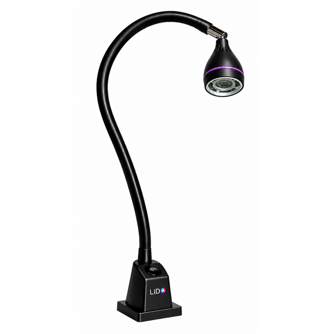 LID Carla LED Onderzoekslamp Zwart – Flexibele Arm 100 cm