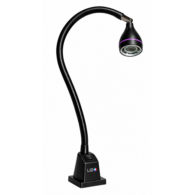LID Carla LED Onderzoekslamp Zwart – Flexibele Arm 100 cm
