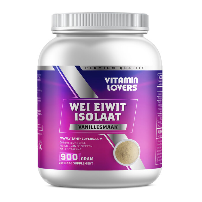 SportSupplementsXL - WEI EIWIT ISOLAAT - VANILLESMAAK