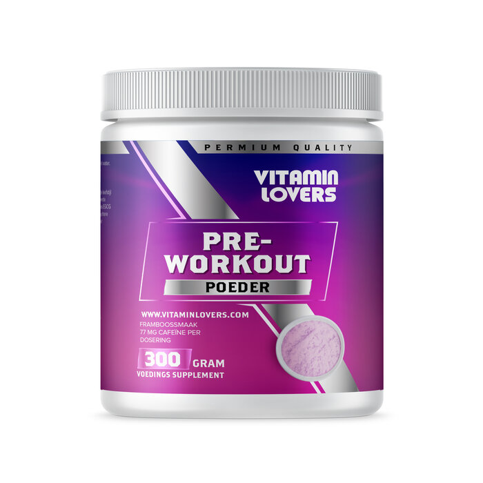 VitaminLovers Nutrition - PRE-WORKOUT NR1 - Framboos