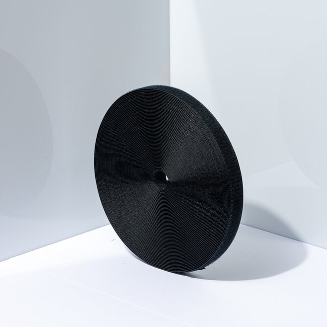 Nähbares Klettband auf Rolle - 25mm breit (25m Länge)