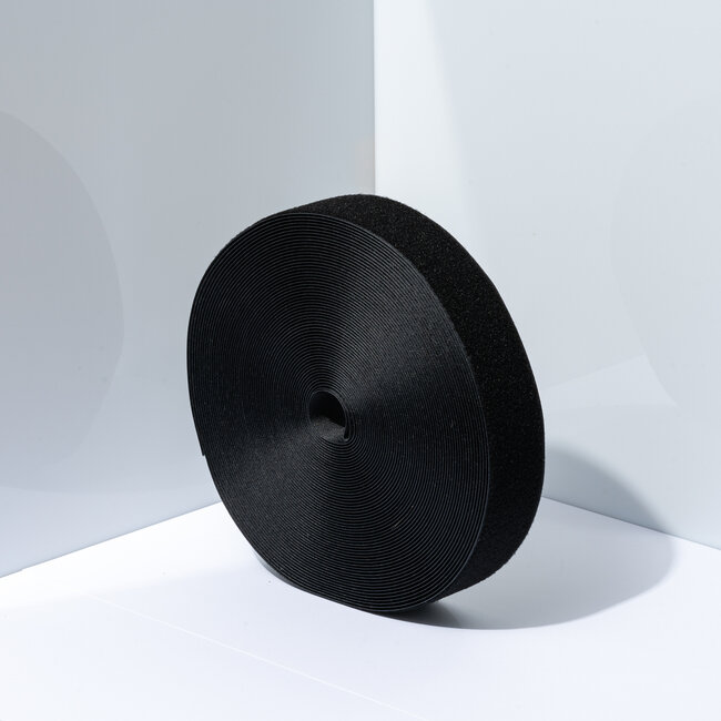 Nähbares Klettband auf Rolle - 50mm breit (25m Länge)