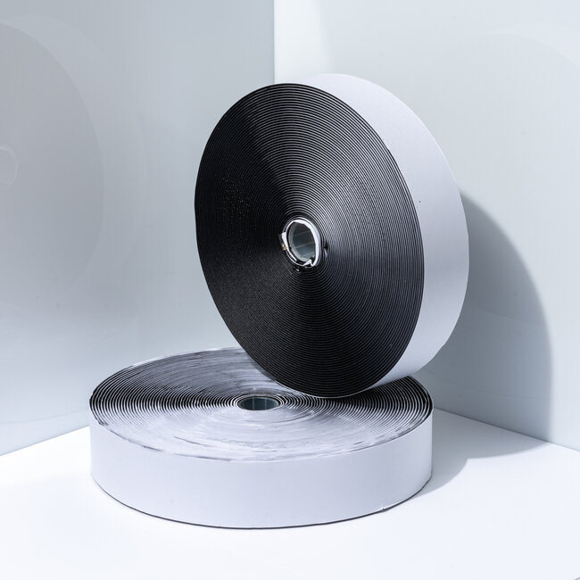Selbstklebender Klettband auf Rolle - 50 mm breit (25m Länge)