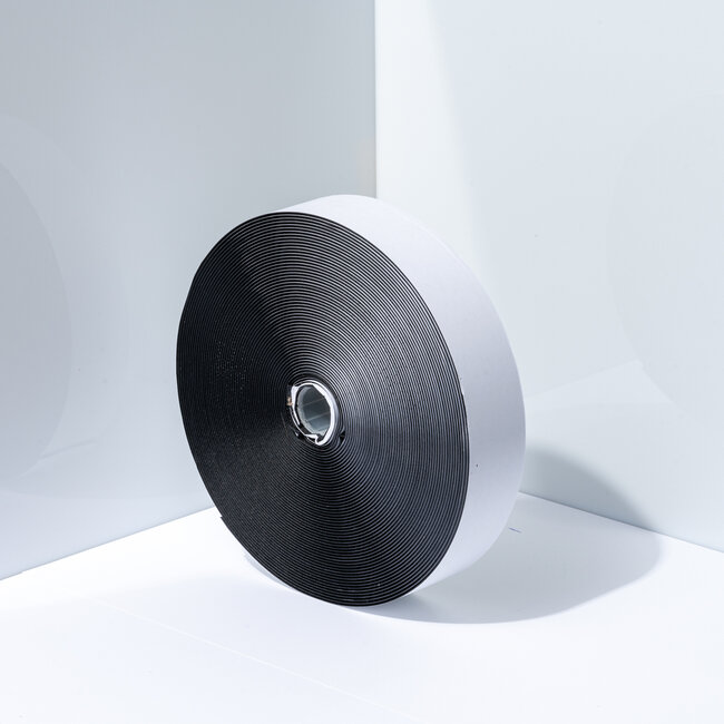 Zelfklevend klittenband op rol - 50 mm breed (25m lengte)