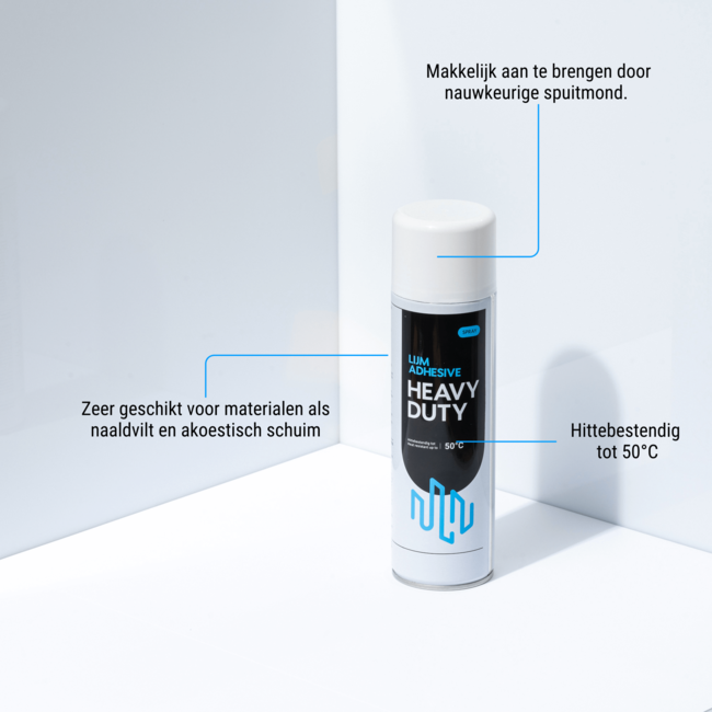Geluidsisolatie Deal Heavy duty Sprühkleber - 500 ml - max 50°C