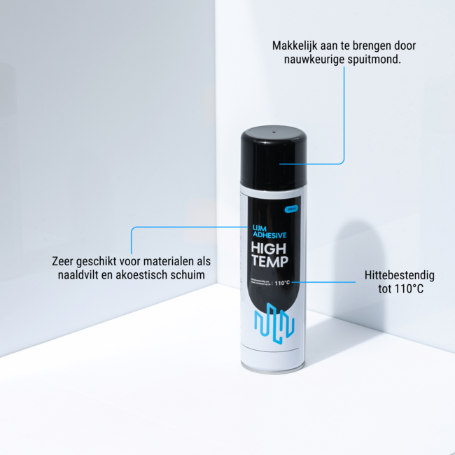 Geluidsisolatie Deal Hochtemperatur-Sprühkleber - 500 ml - max 110°C