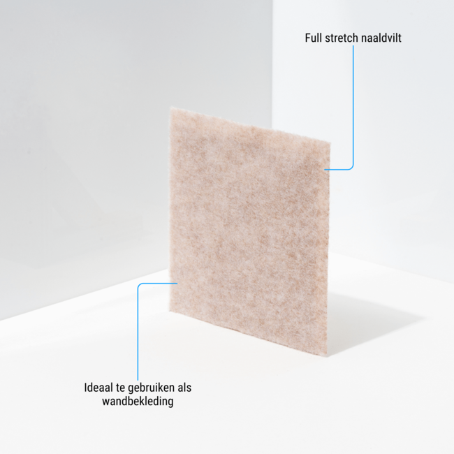 Nadelfilz - Beige - pro Laufendem meter