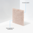 Naaldvilt - Beige - Per lopende meter