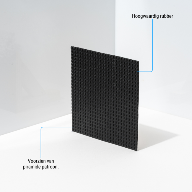 Rubberen piramideloper