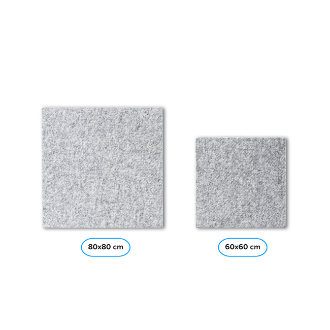 PET Filzplatte - Quadratisch - 80x80cm