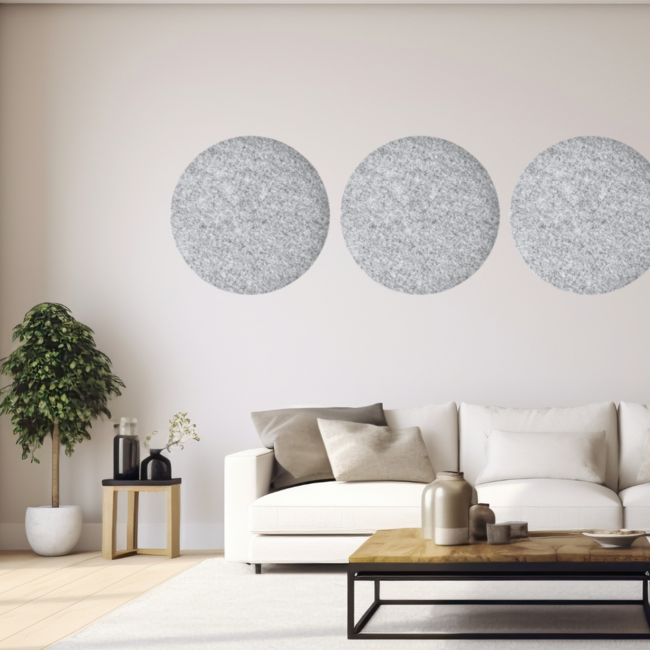 Rond PET Vilt paneel - Ø 80 cm