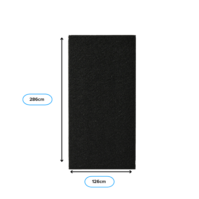 PET-Filzplatte - 286x126cm (7mm)