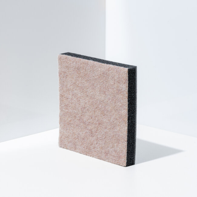 Akoestisch schuim met naaldvilt afwerking (150cm breed)