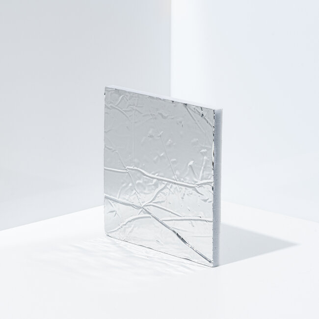 Selbstklebender Melaminschaum mit Aluminiumdeckschicht - 120x60cm
