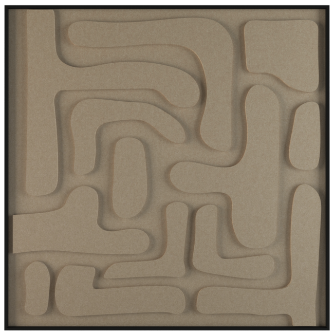 Petterns Flexible - Uniek akoestisch kunstwerk van PET Vilt