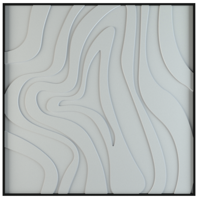 Petterns Spinning - 3D akoestisch kunstwerk van PET Vilt