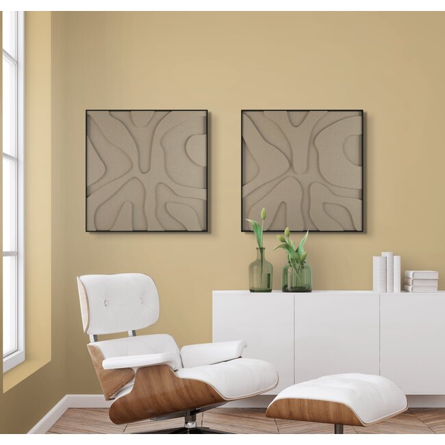 Petterns Splash - Stijlvol akoestisch kunstwerk van PET Vilt