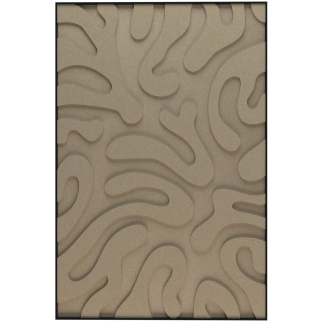 Petterns Plants - Akoestisch kunstwerk van PET Vilt