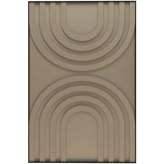 Petterns Rainbow - Akoestisch kunstwerk van PET Vilt