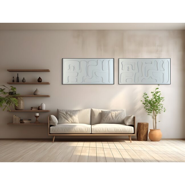 Petterns Hieroglyph - Akoestisch kunstwerk van PET Vilt