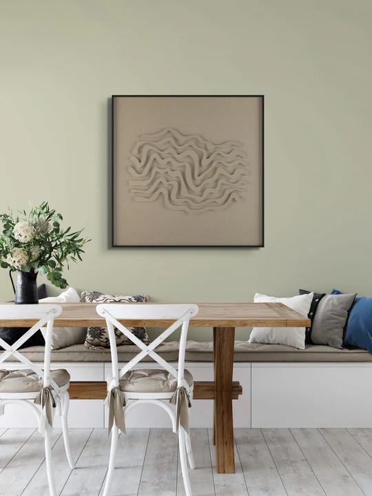 Vierkante akoestische kunstwerken