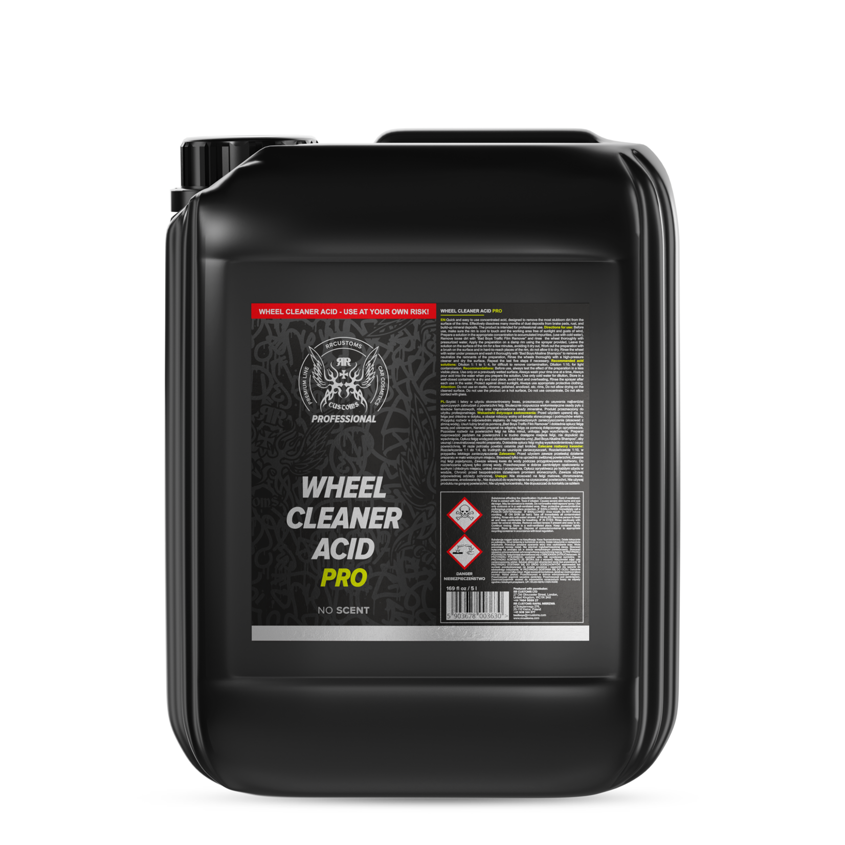 RR Customs Bad Boys |  Wheel Cleaner Acid Pro 5l