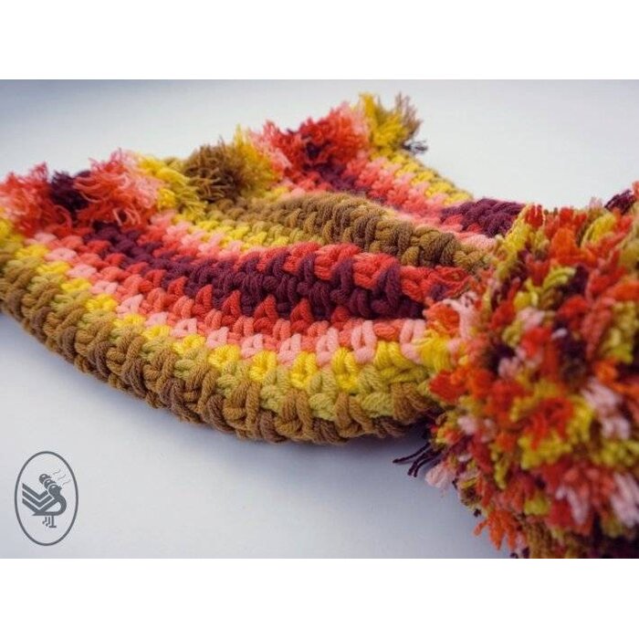 Durable Haakpakket: Autumn Red shawl & muts