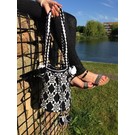 de ligny creations Haakpakket: Mochila Black and White (DLC-001)