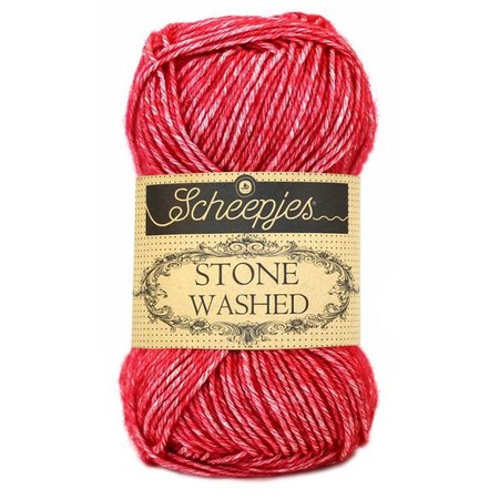 Scheepjes Stone Washed 807 - Red Jasper