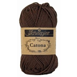 Scheepjes Catona 25 gram - 162 - Black Coffee