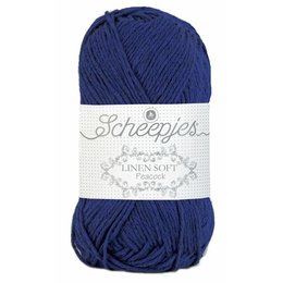 Scheepjes Linen Soft 611 - kobaltblauw