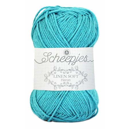 Scheepjes Linen Soft 614 - turquoise