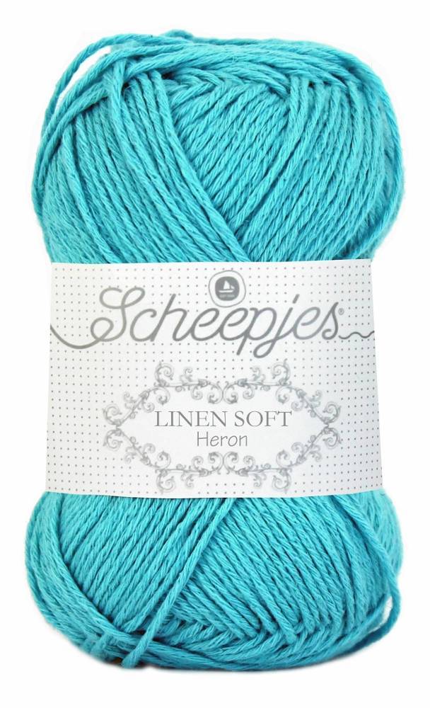 Scheepjes Linen Soft 614 - turquoise