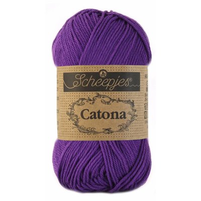 Scheepjes Catona 25 gram - 521 - Deep Violet
