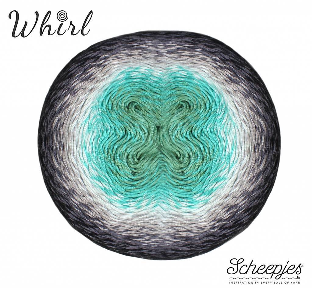 Scheepjes Whirl 785 - Minty Black Velvet