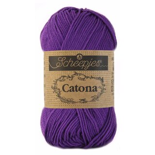 Scheepjes Catona 10 gram - 521 - Deep Violet