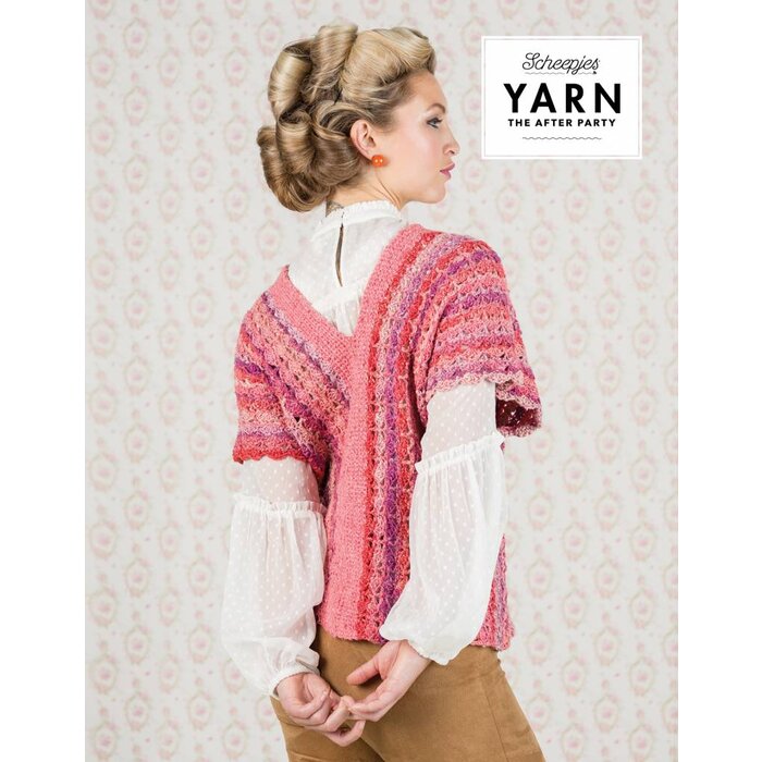 Scheepjes AP Yarn afterparty 16 Coral Dream Cardigan