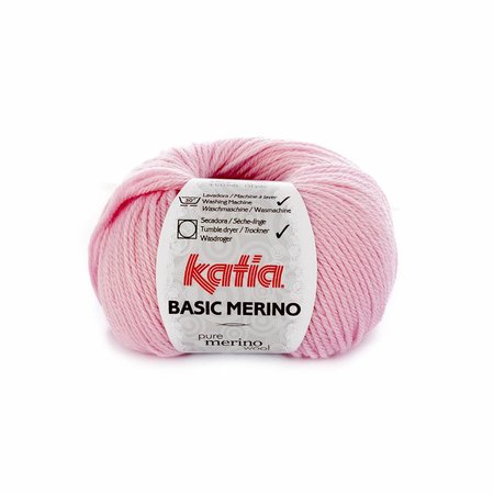 Katia Basic Merino 25 - bleekrood