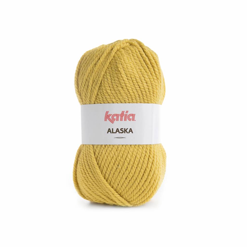 Katia Alaska 18 - mosterdgeel (uitlopend)