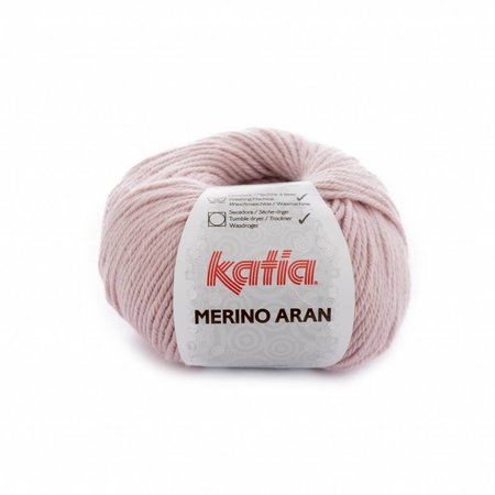 Katia Merino Aran 53 - medium bleekrood