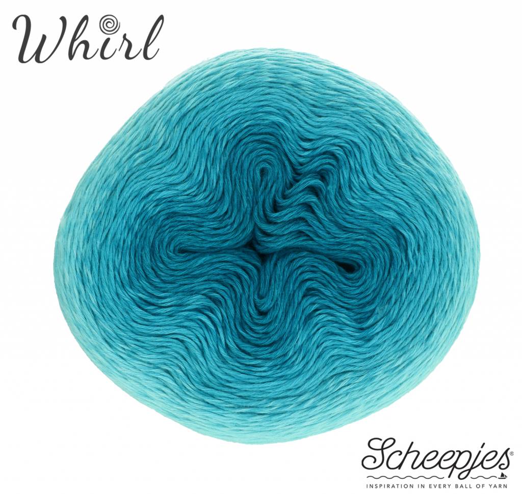 Scheepjes Whirl Ombré 559 -Turquoise Turntable