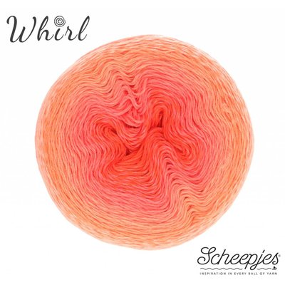 Scheepjes Whirl Ombré 557 - Coral Catastrophe