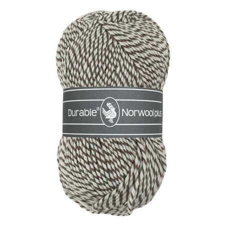 Durable Norwool Plus M932 - bruin/wit